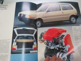 Fiat mallisto 1987 -myyntiesite / sales brochure
