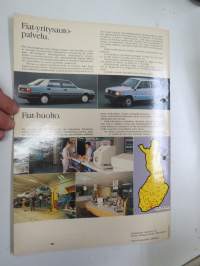 Fiat mallisto 1987 -myyntiesite / sales brochure