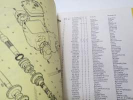 Lynx 1988 320 alkaen rungon nr 870551, 330 alkaen rungon nr 870939 moottorikelkka -varaosaluettelo - reservdelskatalog / snow scooter parts manual