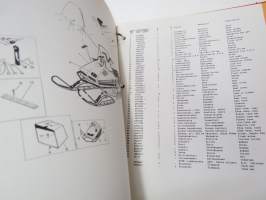 Lynx 1988 320 alkaen rungon nr 870551, 330 alkaen rungon nr 870939 moottorikelkka -varaosaluettelo - reservdelskatalog / snow scooter parts manual