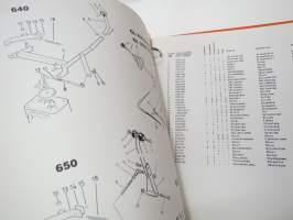Lynx 1988 320 alkaen rungon nr 870551, 330 alkaen rungon nr 870939 moottorikelkka -varaosaluettelo - reservdelskatalog / snow scooter parts manual