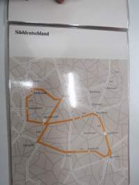 Audi - Ihr We zu Audi - Land, Stadt, Werk / Your way to Audi - country, city, factory / Votre route à Audi - pays, cité, usine -monikielinen Audi-kartta