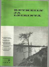 Retkeily ja leirintä 1963 nr 7 / Kemijärven Pyhätunturi, Aksusjärvi kokoontaitettava vanerivene