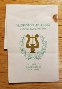 Yliopiston Apteekki Kuopion lääkevarasto, 1969, resepti signatuuri