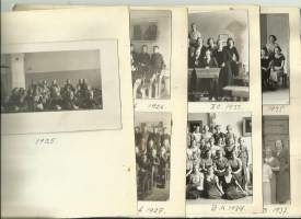 Luokkakuva alk 1925 - valokuva  yht 10 kpl