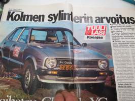 Tuulilasi 1979 nr 1, Lada 1200 L, Volvo 343 100 omistajahaastattelua, Charade XG, Toyota maasturi Pickup, Chrysler Horizon, Henri Toivonen,Autopaketti Saksaan, ym.