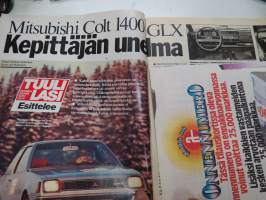 Tuulilasi 1979 nr 1, Lada 1200 L, Volvo 343 100 omistajahaastattelua, Charade XG, Toyota maasturi Pickup, Chrysler Horizon, Henri Toivonen,Autopaketti Saksaan, ym.