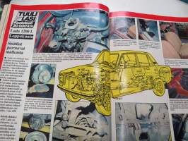 Tuulilasi 1979 nr 1, Lada 1200 L, Volvo 343 100 omistajahaastattelua, Charade XG, Toyota maasturi Pickup, Chrysler Horizon, Henri Toivonen,Autopaketti Saksaan, ym.