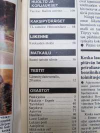 Tuulilasi 1979 nr 10, Lämmityslaitevertailu, Petro-Saab kestotesti, BMW M1, Volvo 244 GLD, Suurajojen pituushypyt, Opel Kadett 1.3 De Luxe, Toyota Corolla 100 kertoo