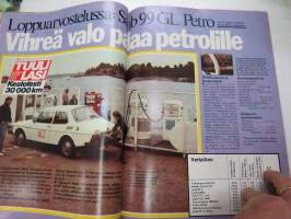 Tuulilasi 1979 nr 10, Lämmityslaitevertailu, Petro-Saab kestotesti, BMW M1, Volvo 244 GLD, Suurajojen pituushypyt, Opel Kadett 1.3 De Luxe, Toyota Corolla 100 kertoo