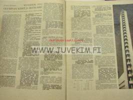 Suomen matkailu 1951 nr 4 (Artikkeli ja kuva: Lentäen Lemmenjoelle.  Lemmenjoen lentokenttä. Olympiavuoden 1952 kisat ja matkailu, seikkaperäinen arti