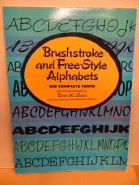 Brushstroke and free-style alphabets. 100 complete fonts. Typographers catalog