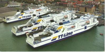 TT-line - laivakortti, laivapostikortti