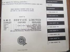 Morris 3-ton, 5-ton series 3 - volume 3 Service Parts List (AKD 920) -varaosaluettelo