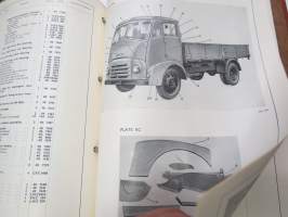 Morris 3-ton, 5-ton series 3 - volume 3 Service Parts List (AKD 920) -varaosaluettelo