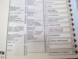Sisu linja-autot 1945-1953 varaosaluettelo -parts catalog