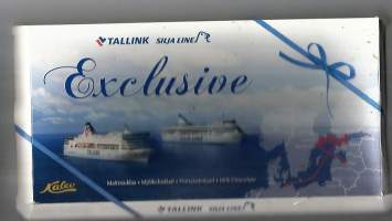 Exclusive maitosuklaa Tallink Silja Line    - tyhjä tuotepakkaus 13x25x1   cm