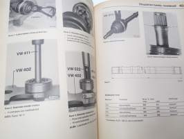 Audi 100 1977 Korjausohjeet -korjaamokirja -workshop manual, in finnish