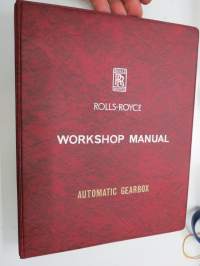 Rolls-Royce - Automatic gearbox Workshop Manual -korjaamokirja