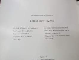Rolls-Royce - Automatic gearbox Workshop Manual -korjaamokirja