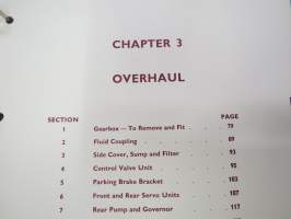 Rolls-Royce - Automatic gearbox Workshop Manual -korjaamokirja