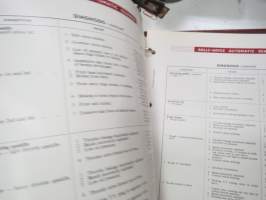 Rolls-Royce - Automatic gearbox Workshop Manual -korjaamokirja