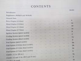 BMC WF K30, WF K40, WFK60, WF K100, WF K120 Vehicles Workshop Manual -korjaamokirja