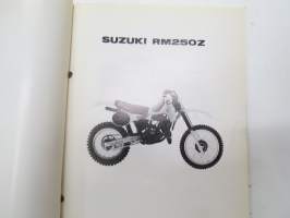 Suzuki RM250EZ parts catalogue -varaosaluettelo