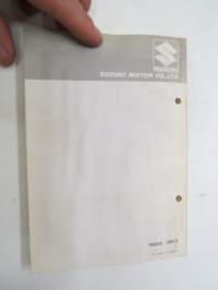 Suzuki DR250XE (SJ11B) parts catalogue -varaosaluettelo