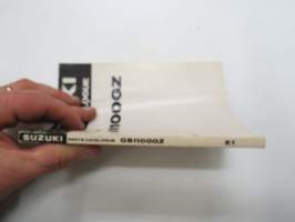 Suzuki GS1100GZ parts catalogue -varaosaluettelo