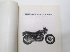 Suzuki GS1100GZ parts catalogue -varaosaluettelo