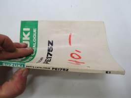 Suzuki PE175Z parts catalogue -varaosaluettelo
