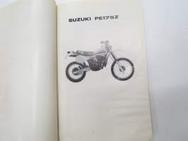 Suzuki PE175Z parts catalogue -varaosaluettelo