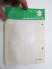 Suzuki PE175Z parts catalogue -varaosaluettelo