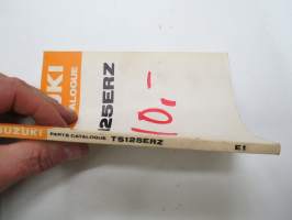 Suzuki TS125ERZ parts catalogue -varaosaluettelo