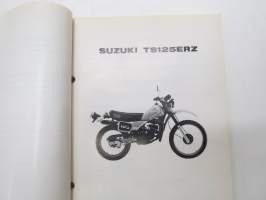 Suzuki TS125ERZ parts catalogue -varaosaluettelo