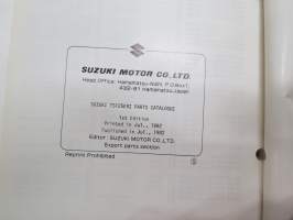 Suzuki TS125ERZ parts catalogue -varaosaluettelo