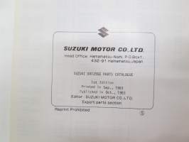 Suzuki DR125SE (SF41A) parts catalogue -varaosaluettelo