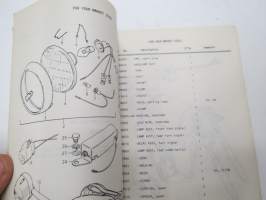 Suzuki TS250 E2, E4, E17, E18, E21, E22, E24 parts catalogue -varaosaluettelo