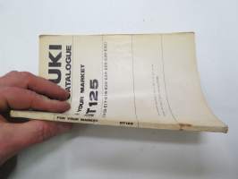 Suzuki GR125 E2, E4, E6, E17, E18, E22, E24, E25, E28, E32 parts catalogue -varaosaluettelo
