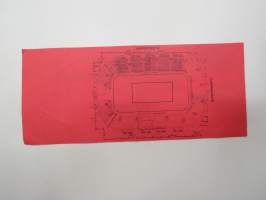 Moskovan Jääbaletti, Turku Kupittaa 1983 - pääsylippu / admission ticket