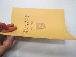 Turun Kaupungin liikennelaitos 1908-1958 -history of Turku tramways