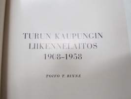 Turun Kaupungin liikennelaitos 1908-1958 -history of Turku tramways