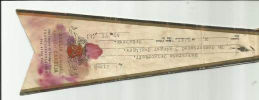 Carelia Apteekki- resepti signatuuri  1934