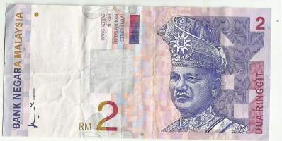 Malesia  2  Ringgit  1996 -99 -   seteli