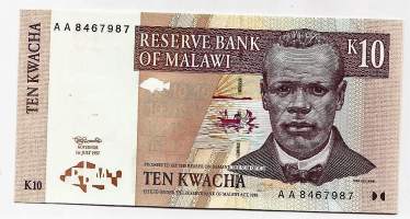 Malawi 10 Kwacha 1997  -   seteli