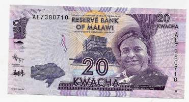 Malawi 20 Kwacha 2012  -   seteli