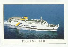 Candia Piraeus-Crete - laivakortti, laivapostikortti