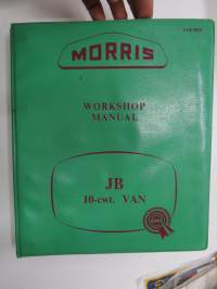 Morris JB 10-cwt. VAN Workshop Manual AAK 9819 Right Hand Drive -korjaamokirja