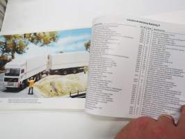 Conrad Scale models II / Massstabsmodelle / Modeles à léchelle Edition 1988 catalogue -pienoismallikuvasto, mm. paloautot, kuorma-autot, hyötyajoneuvot, työkoneet